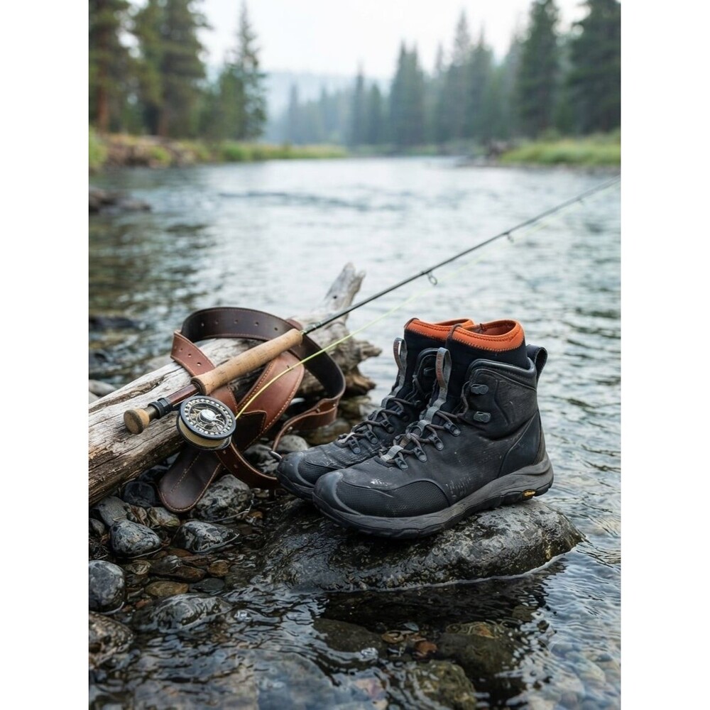 Simms Intruder Vibram Wading Boots size 10